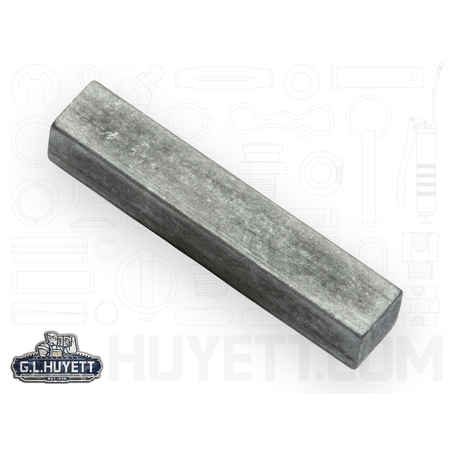 G.L. HUYETT Oversized Machine Key, Square End, Carbon Steel, Plain, 1 in L, 3/16 in Sq 3501870187-1000